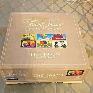 VINTAGE Trivial Pursuit The 1980's Trivia Master Board Game